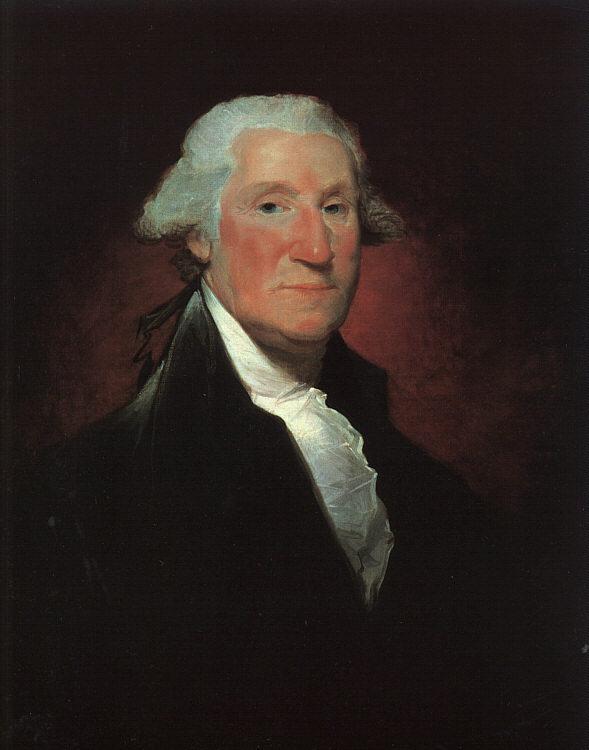 Gilbert Charles Stuart George Washington  kjk oil painting picture